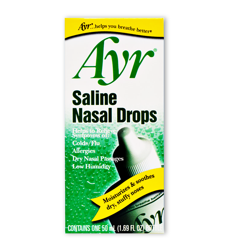 Ayr Saline Nasal Drops - B.F. Ascher 